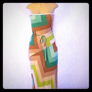 Chevron Maxi dress